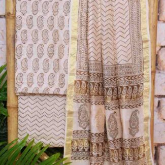 MAHESHWARI SILK BAGH PRINT FABRIC